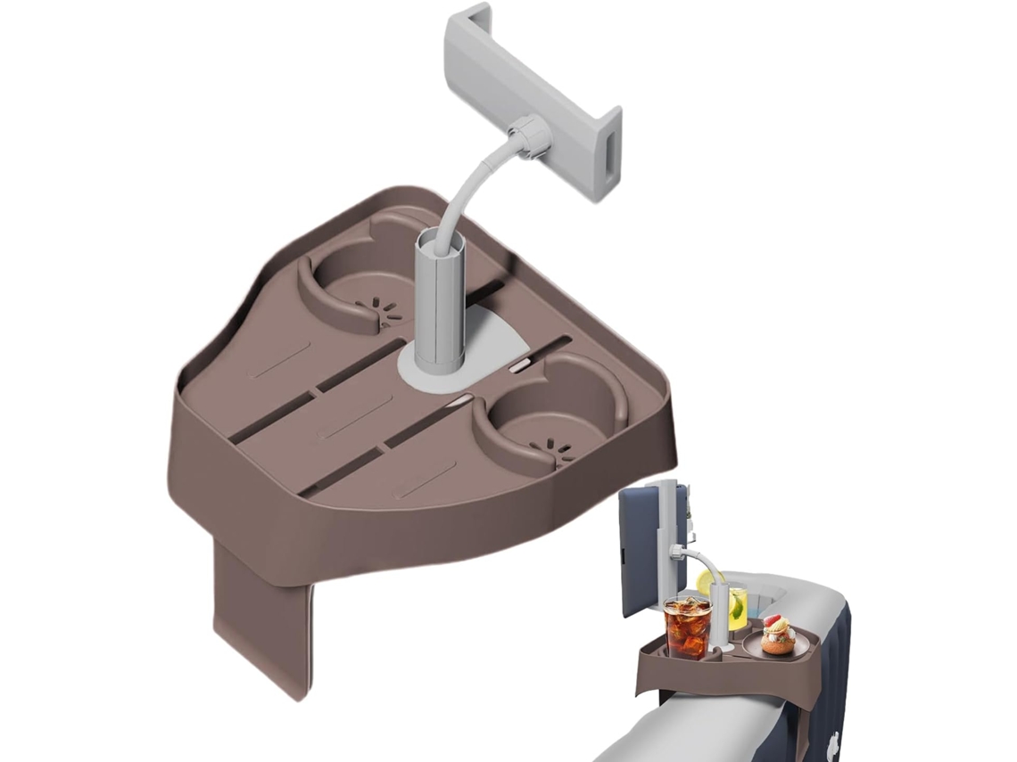 Bandeja Para Banheira De Hidromassagem – Suporte Para Bebidas De 27 Cm Com 2 Porta-copos, Organizador Antiderrapante