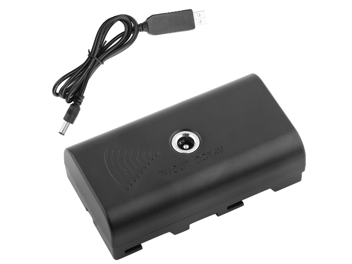 Batería falsa para cámara Sony con USB, acoplador para cámara Sony, batería ficticia USB