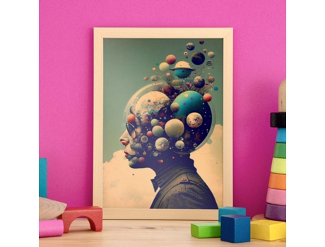 Póster NACNIC Ha y Infinitas Posibilidades Vintage Extrañas 237. Estampados de Arte de Pared Estético para el Diseño de Dormitorio O Sala de Estar....