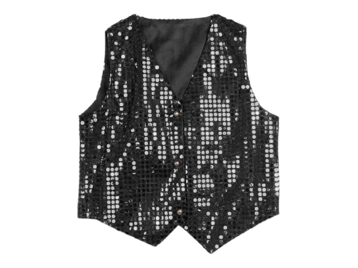 2026-chaleco Sin Mangas De Lentejuelas Brillante Para Niños Unisex Colorido Para Fiesta Qinhai