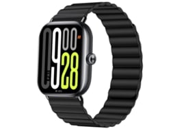Bracelete Para Xiaomi Band 9 Pro / 8 Pro - Silicone Macio - Fecho Magnético Preta