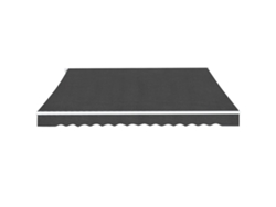 Maison Exclusive - Toldo Plegable De Operación Manual 400 Cm Antracita