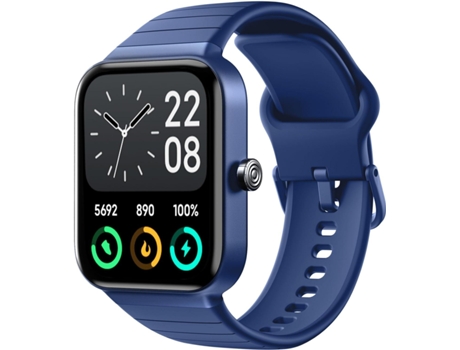 Smartwatch BISBISOUS Idw15 1 8 Pantalla Táctil Fitness Tracker Bluetooth Llamada Android Iphone Blanco