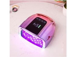 Lámpara De Uñas Uv Led Para Uso En Salones De Belleza, Modo Degradado Púrpura, Inalámbrica, Recargable.