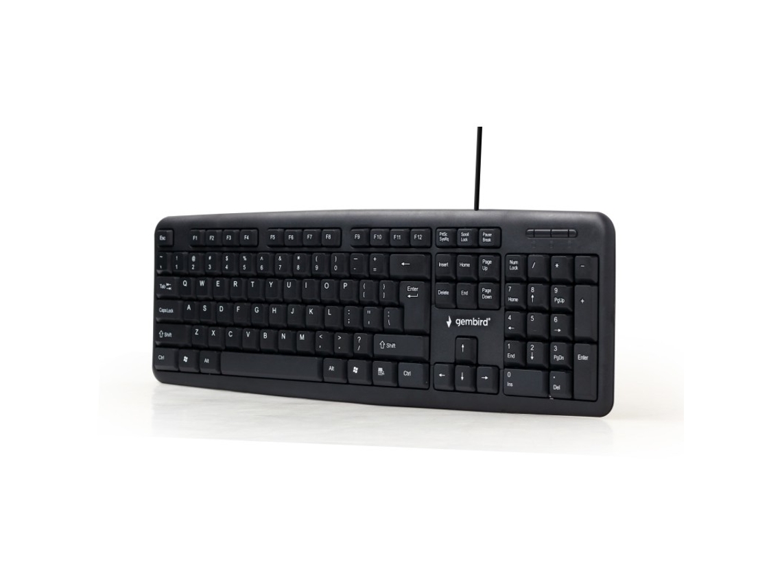 Teclado USB Gembird Kb U 103 Es Español para el hogar Negro Kb U 103 Esvayotoy