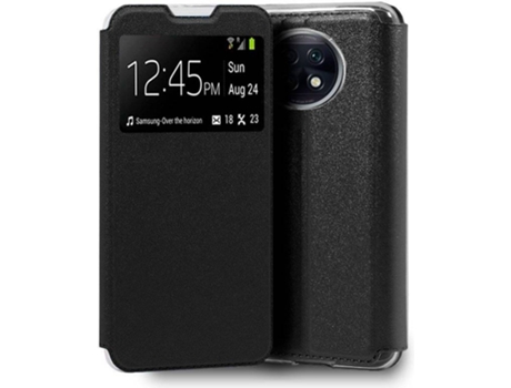 Funda para Xiaomi Redmi Note 9T COOL Flip Cover Negro
