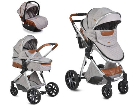 Carrito de Bebé CANGAROO Trio 3 in 1 Alma (60x74x30 cm)