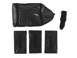Bolsa de arena ajustable para uso en exteriores en el jardín.