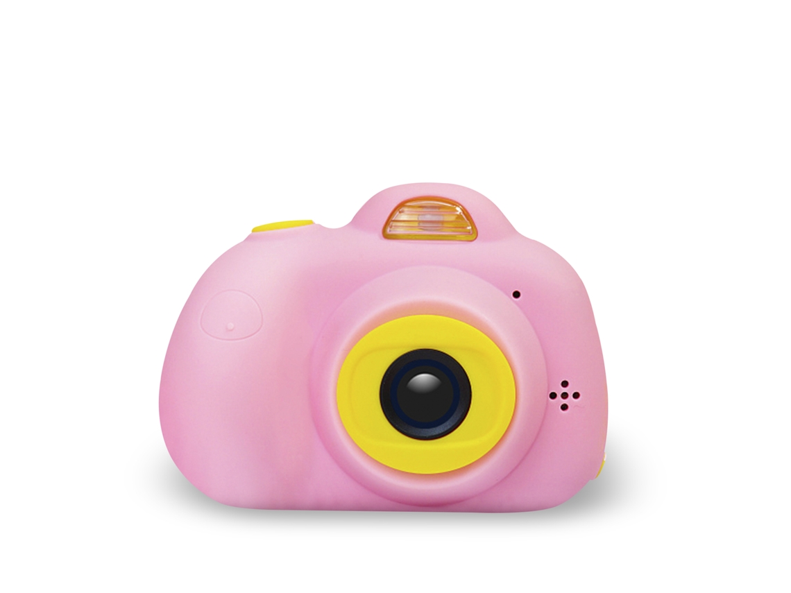 Cámara digital D6v de 26 MP con vídeo HD para niños. Tela de doble capa. Incluye filtros y efectos. Cordón de transporte.