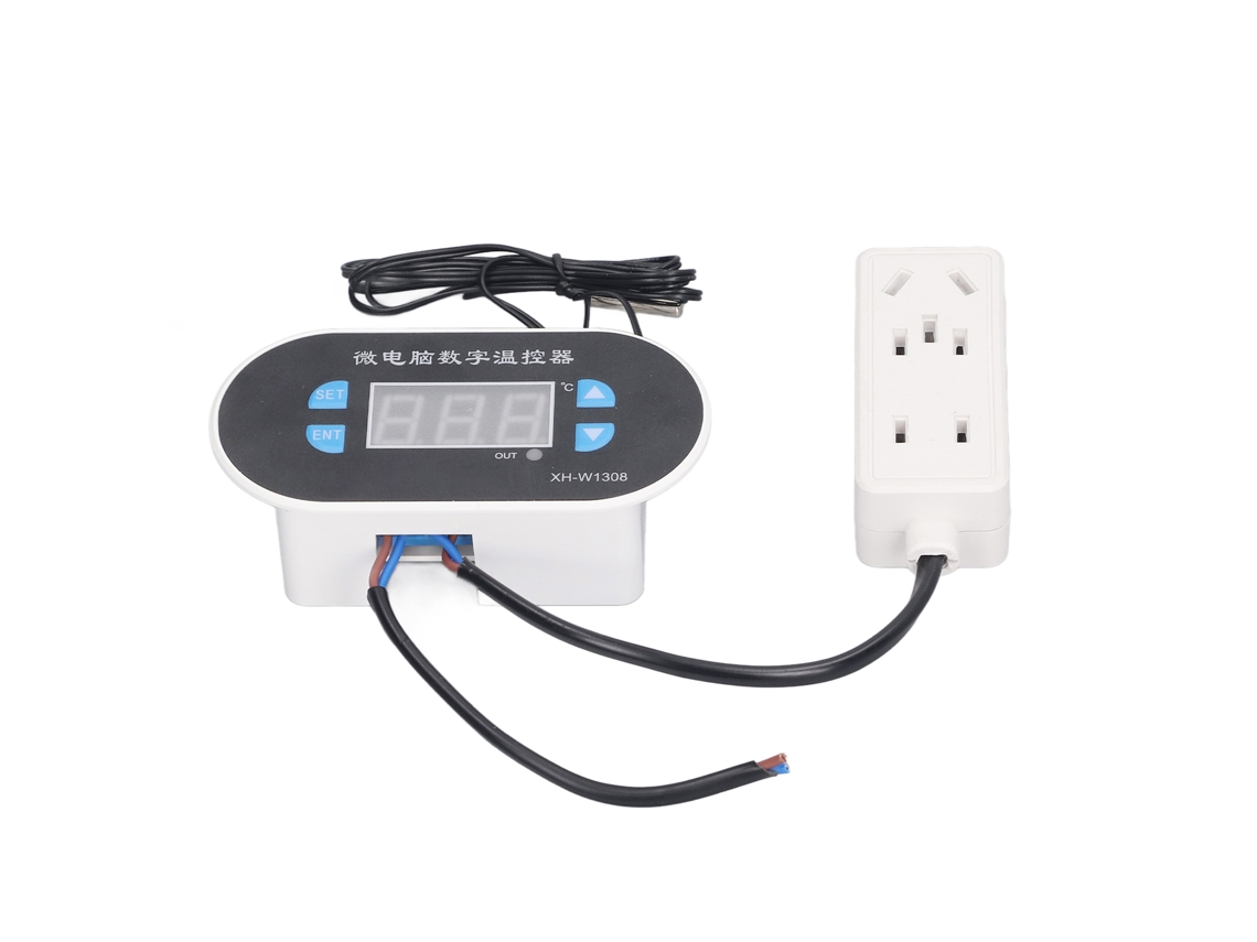 Controlador De Temperatura Digital Led Termostato De Aquecimento E Resfriamento Com Sonda À Prova D'água 110‑220v