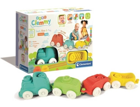 Juego Interactivo Clementoni soft clemmy comboio sensorial edad 18