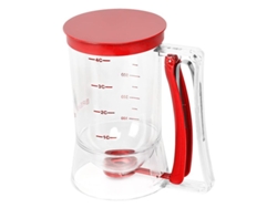 2026-32874-dispensador De Masa Para Cupcakes Panqueques Galletas Waffles Tarta Pizza (rojo)