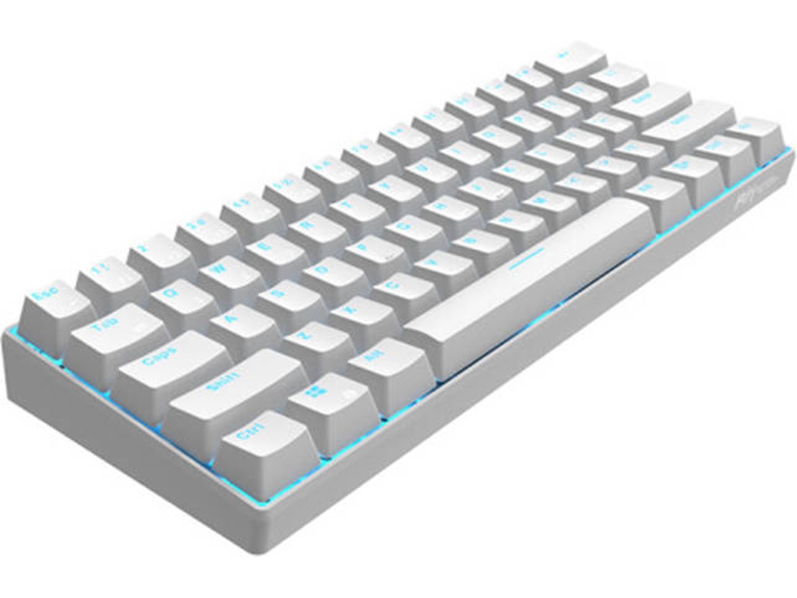 Teclado Gaming ROYAL KLUDGE RK61 (USB - Layout Inglés - Blanco)