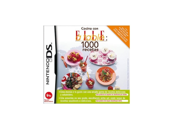 Juego Nintendo DS Cocina Con Elle A Table 1000 Recetas