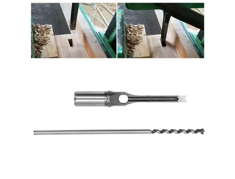 Eif Taladro de embutir con orificio cuadrado Taladro de embutir con orificio cuadrado Taladro de hardware ajustable de aleación de acero 8 mm / 0,3...