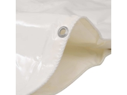Maison Exclusive - Lienzo 650 G/m² 1,5x20 M Blanco
