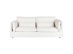 Sofa Poliester Pluma Blanco Roto 230x98x90cm