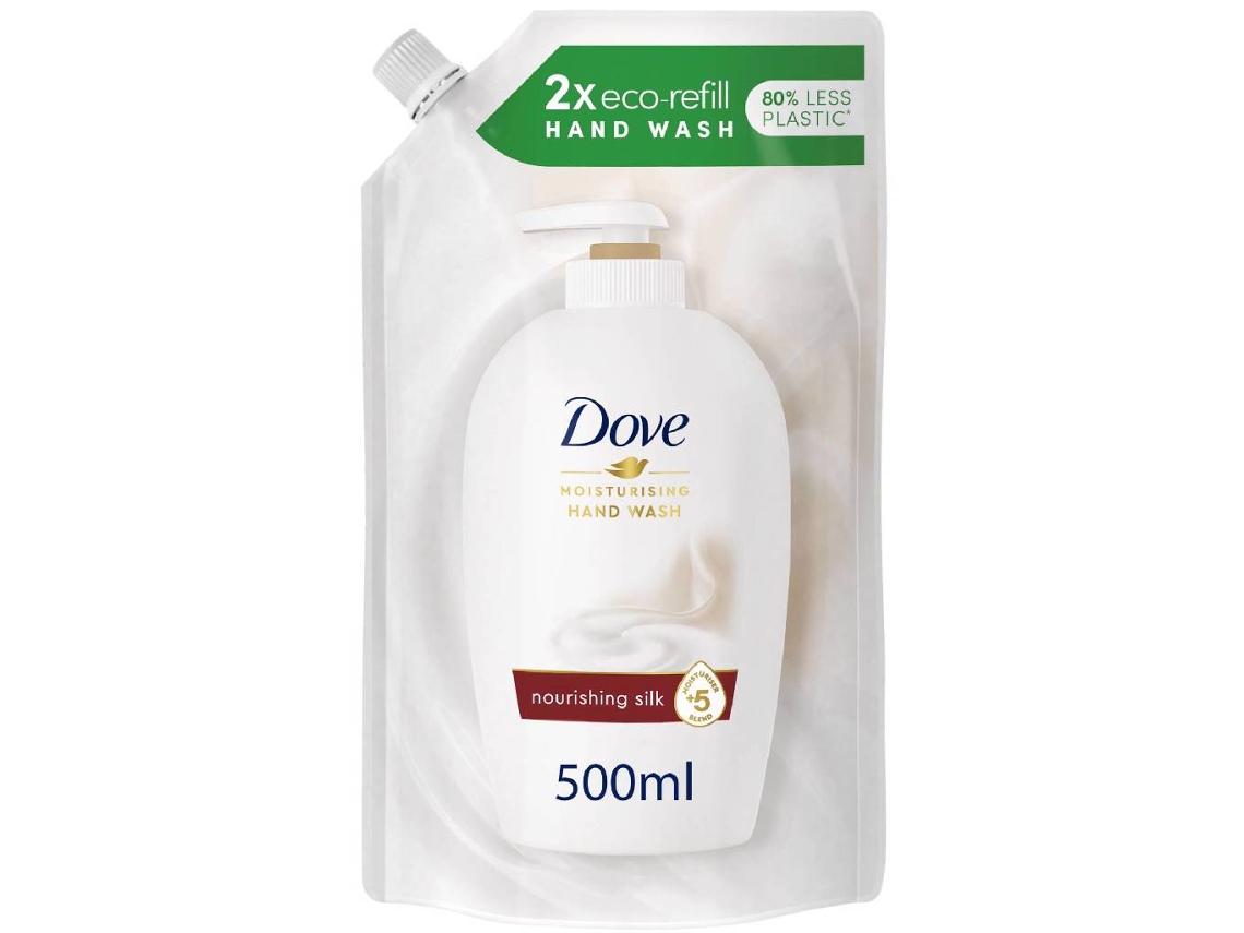 Jabón DOVE Silk Fine Hand Refill (500ml)