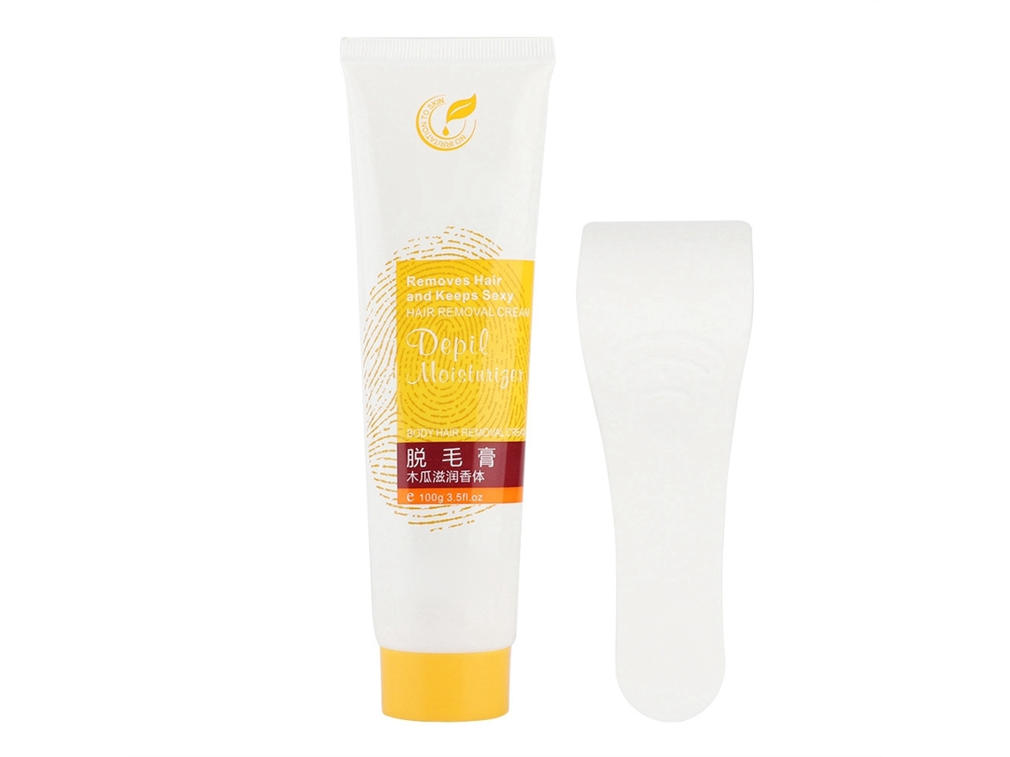 Crema Depilatoria Con Extracto De Papaya Para Hombres Y Mujeres, Axilas, Brazos, Piernas Y Cuerpo 100g