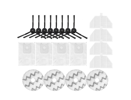 Para xiaomi roidmi eva sdj06rm kit de aspirador de pó escova lateral pano esfregão
