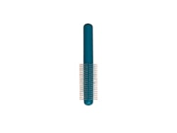 Pincel De Pelo Estilista Peine Desenredante Con Masaje Para Cabello Rizado Azul En Hogar Y Salón