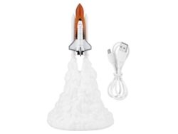 2026-lámpara De Noche Cohete Espacial 3d Usb Led Niños Bebé Decoración Habitación 110-220v