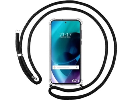 Carcasa Motorola Moto G71 5G TUMUNDOSMARTPHONE Colgante Negro