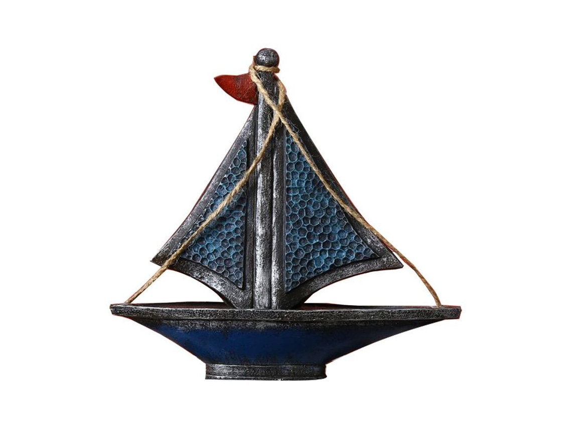 2026-modelo De Velero Decorativo Náutico Para Salón Estante Oficina Mesa Tv Resina Ecológica