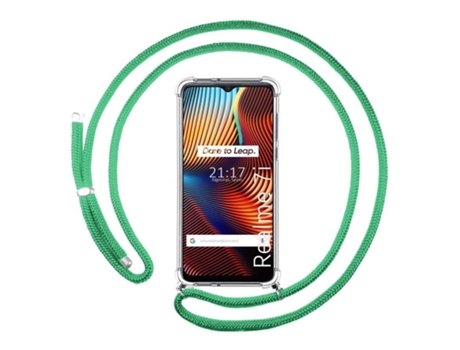 Carcasa Realme 7i / Narzo 30A TUMUNDOSMARTPHONE Colgante Verde