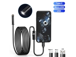 Cámara endoscópica Android de 5,5 mm, interfaz micro USB tipo C, 3 en 1 Mdug