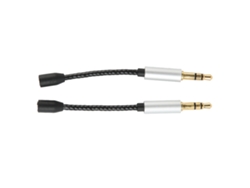 Cable Adaptador Mmcx A 3,5 Mm Con Interfaz Chapada En Oro Y Núcleo Ofc Para Sonido Sin Pérdidas. Cable Mmcx Hembra A