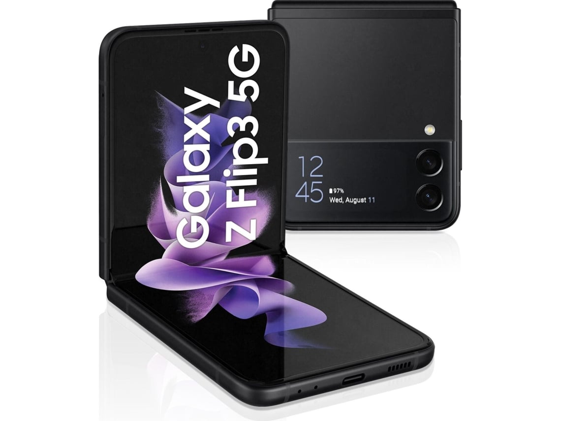 Smartphone SAMSUNG Galaxy Z Flip3 (Reacondicionado Señales de Uso - 128 GB - Negro)
