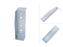 Soporte Viga Pesada con Labio Galvanizado Para Vigas 7 X 24 5 Cm Por Pieza WOVAR