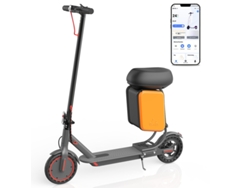 Patinete eléctrico Juicease TX01XB con asientos, motor de 350 W, autonomía de 25 a 30 km, maletero de 8,5 litros, plegable de 11 litros