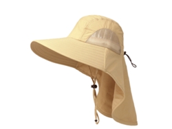 Sombrero de pesca con solapa para el cuello y protección solar UPF 50 para hombre, ala ancha, ideal para senderismo