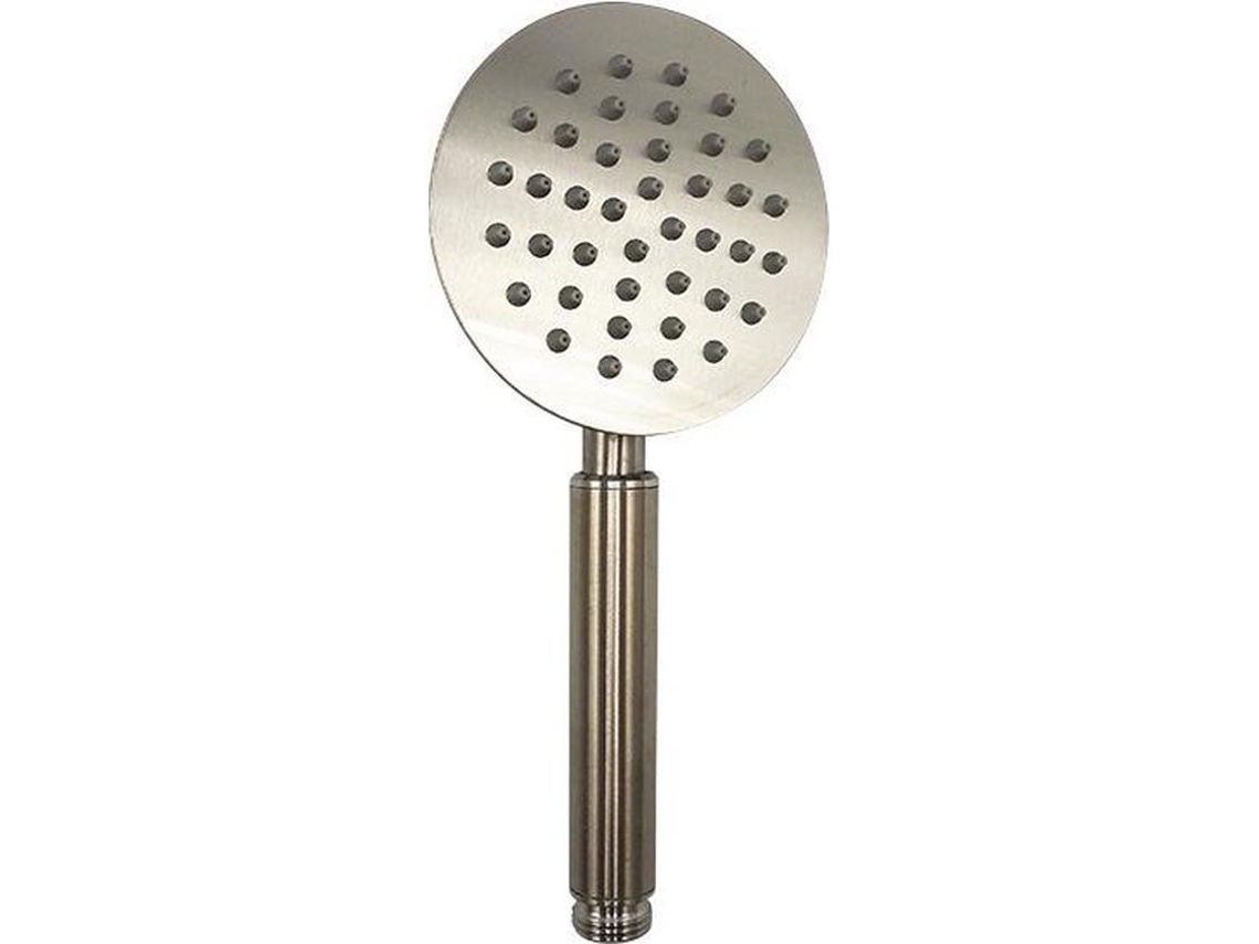 Ducha de mano de alta presión fabricada en acero inoxidable 304, diseñada para uso universal en baños. Mdug