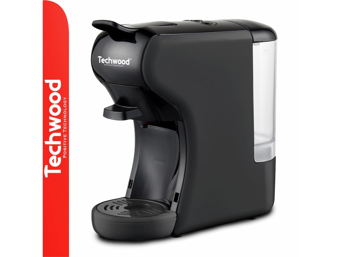 Máquina de Café 1450W Cápsulas Nespresso/Dolce Gusto TECHWOOD