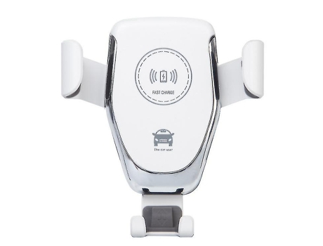 Cargador Carro Sem Universal Qi Carregamento Rápido Auto BISBISOUS ABS Blanco
