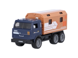 Dan26-coche Modelo Camión De Dinero Para Niños Simulación De Vehículo De Transporte Camión Juguete Marrón