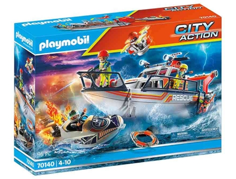 PLAYMOBIL PLAYMOBIL City Action: Rescate Marítimo (Edad Mínima: 4)