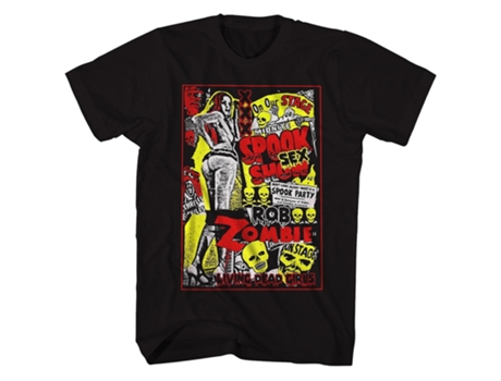 Camiseta ROCKINSTONE Rob Zombie Living Dead Girls Pinup Rob Zombie (Algodón - S)