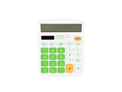 Calculadora básica (panel solar, pantalla LCD)