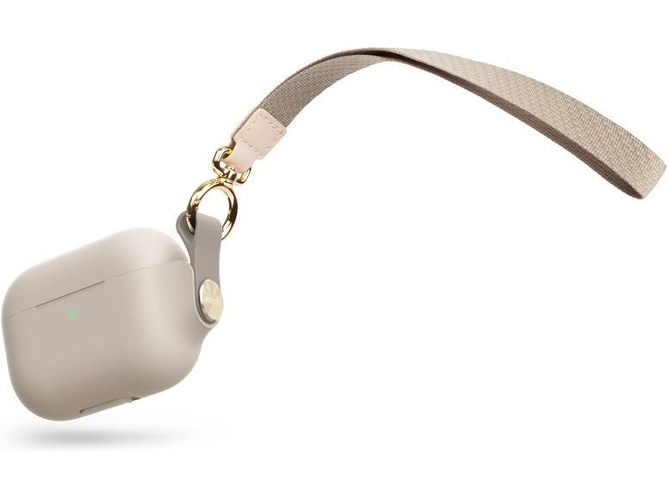 BOLSA MOSHI PEBBO AIRPODS PRO BEIGE