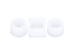 Moldes De Silicona Reciclables De Alta Transparencia Para Resina, Ideales Para Proyectos De Bricolaje, Con 3 Estilos De Cajas De Almacenamiento.