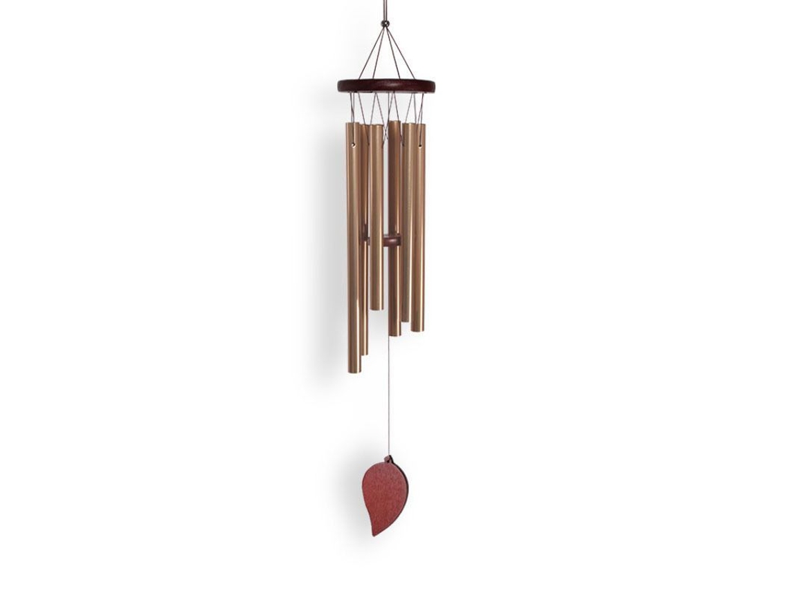 2026-campana De Viento Bamboo 71cm Natural Artesanal Decoración Interior Exterior Resistente Al Clima