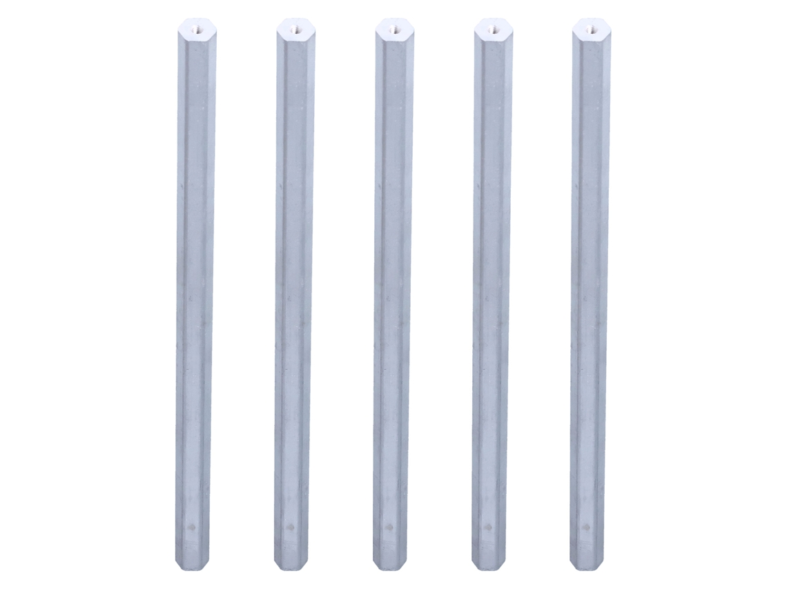Eje Hexagonal De Aluminio Duradero Y Resistente Al Desgaste Con Orificio Roscado 4104-0012-0192