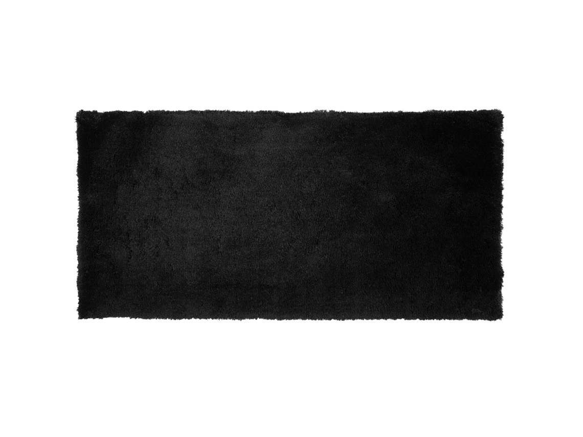 Alfombra BELIANI Evren de Poliéster Negro 80x150