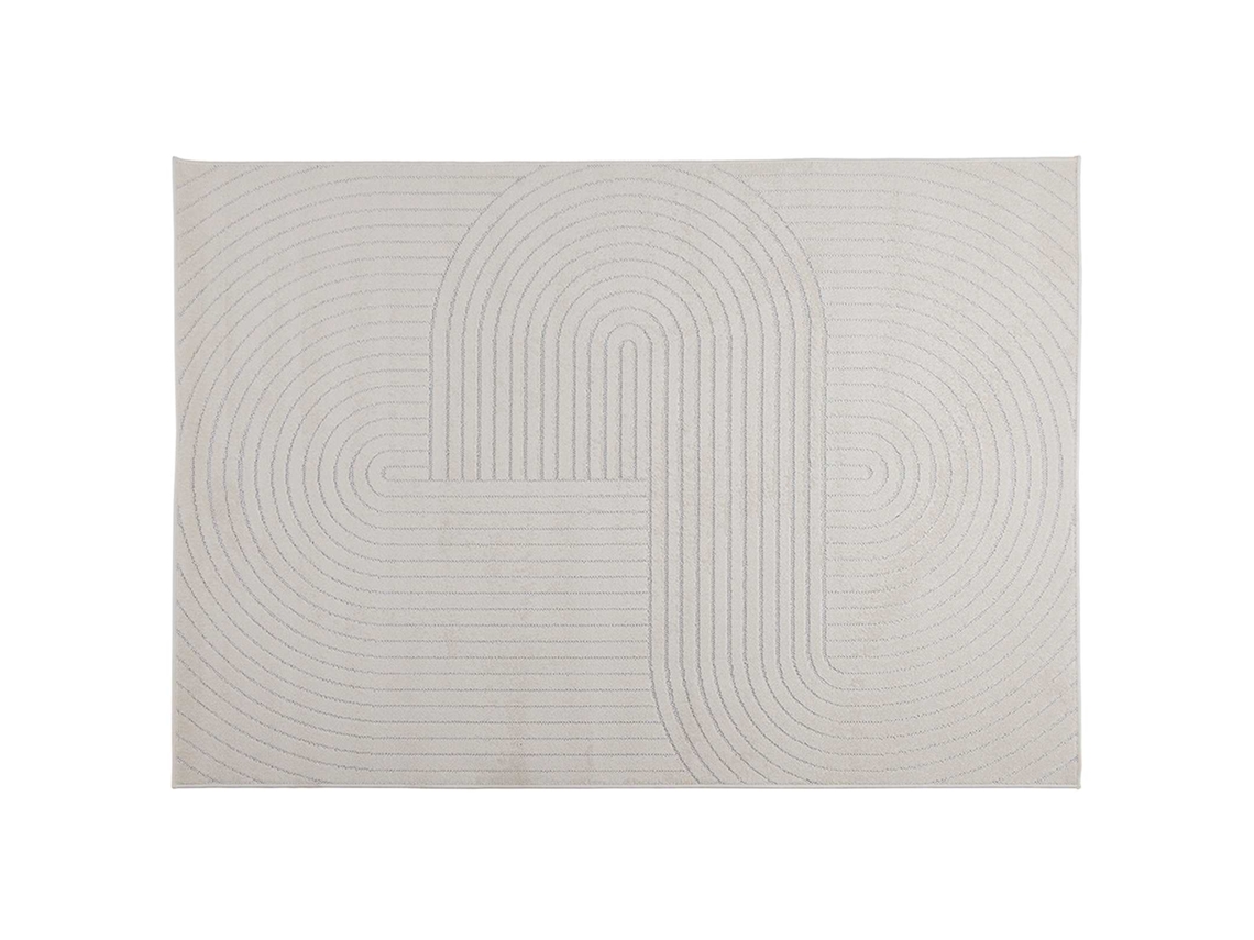 Alfombras De Área Palmeras Crema 280 X 200 Cm Poliéster