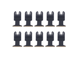 Kit De Repuesto Anticorrosión De 10 Cuchillas Oscilantes Para Herramienta Multiusos Hss Hcs