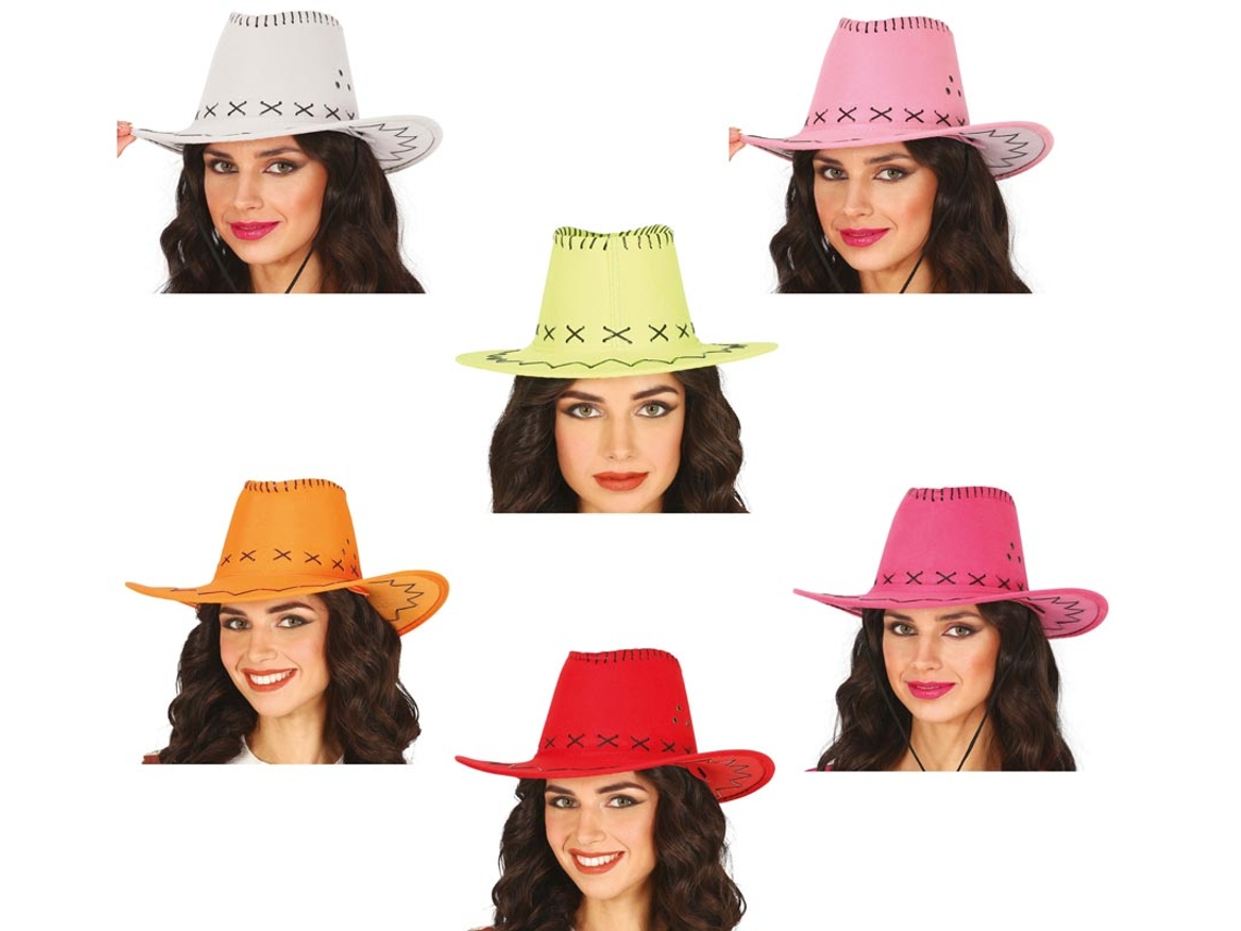 Sombrero Vaquero Similpiel en varios colores adulto